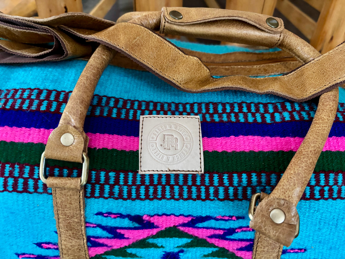 R & R leather duffles