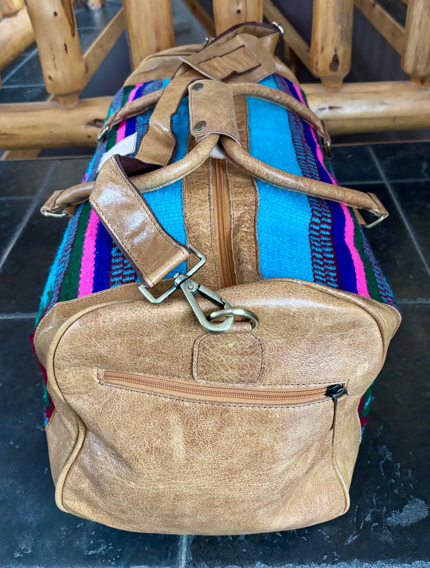 R & R leather duffles