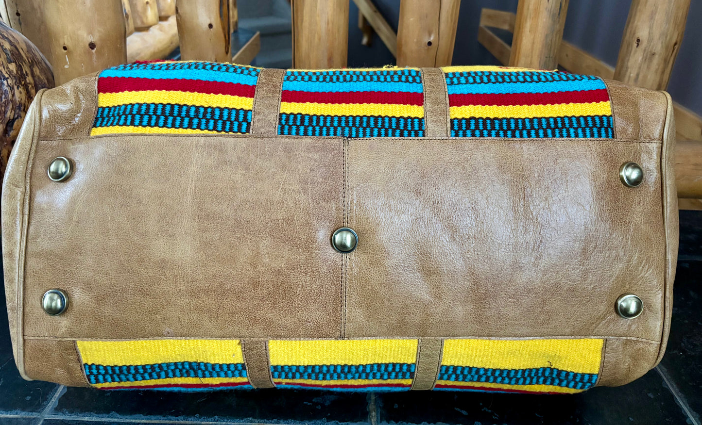 R & R leather duffles