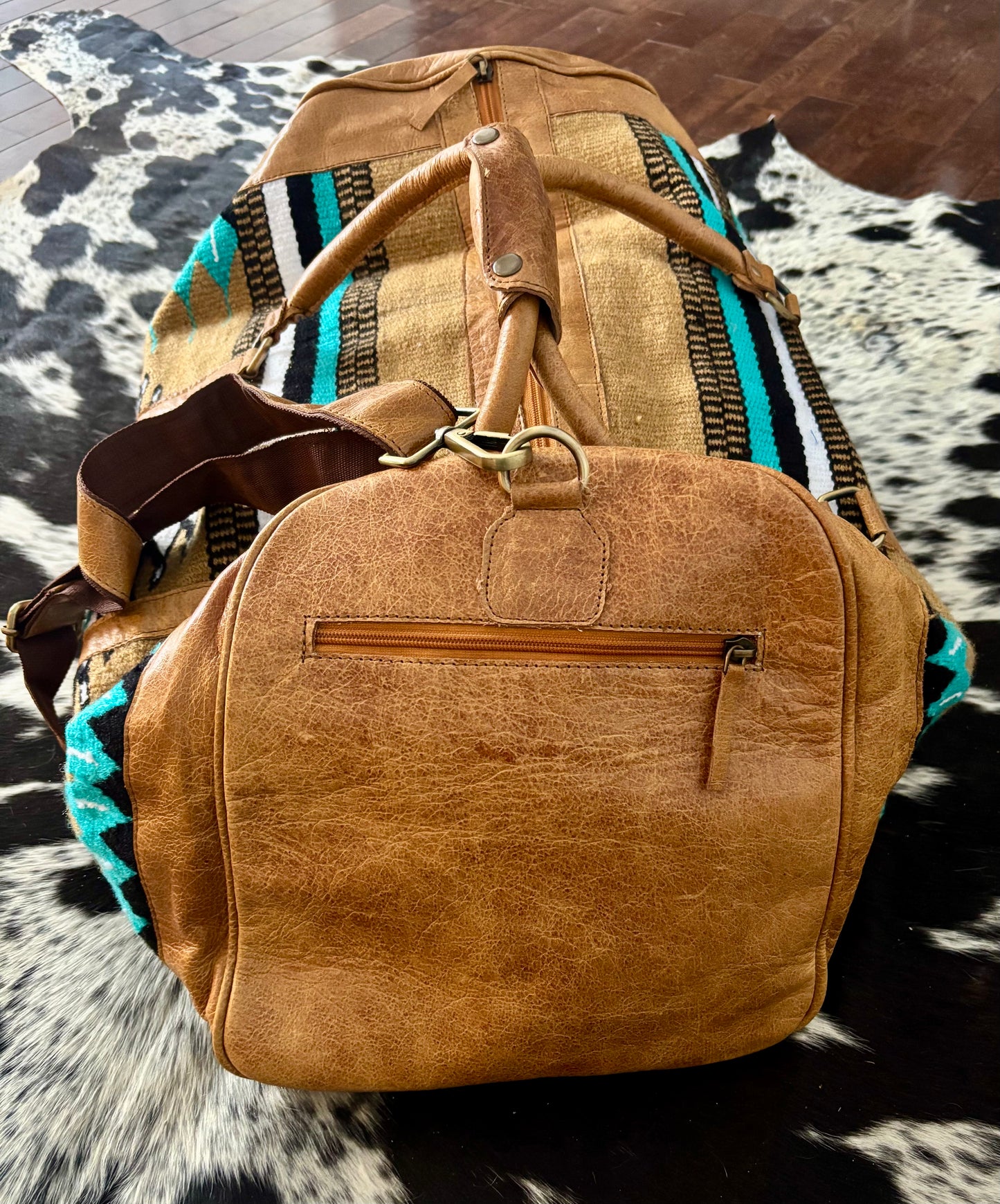 R & R leather duffles
