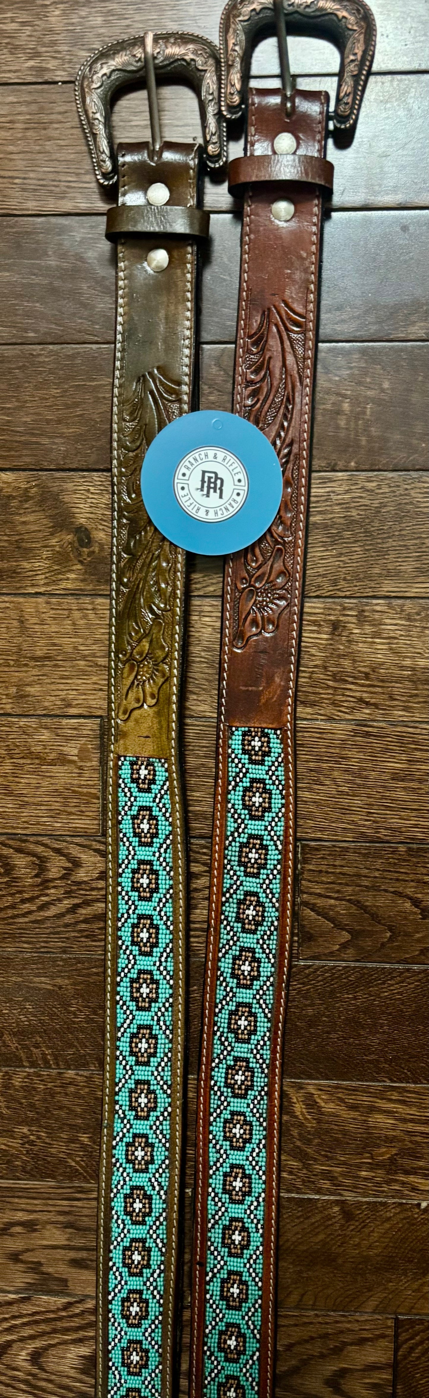 New Genuine leather R&R Western belts