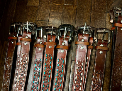 New Genuine leather R&R Western belts